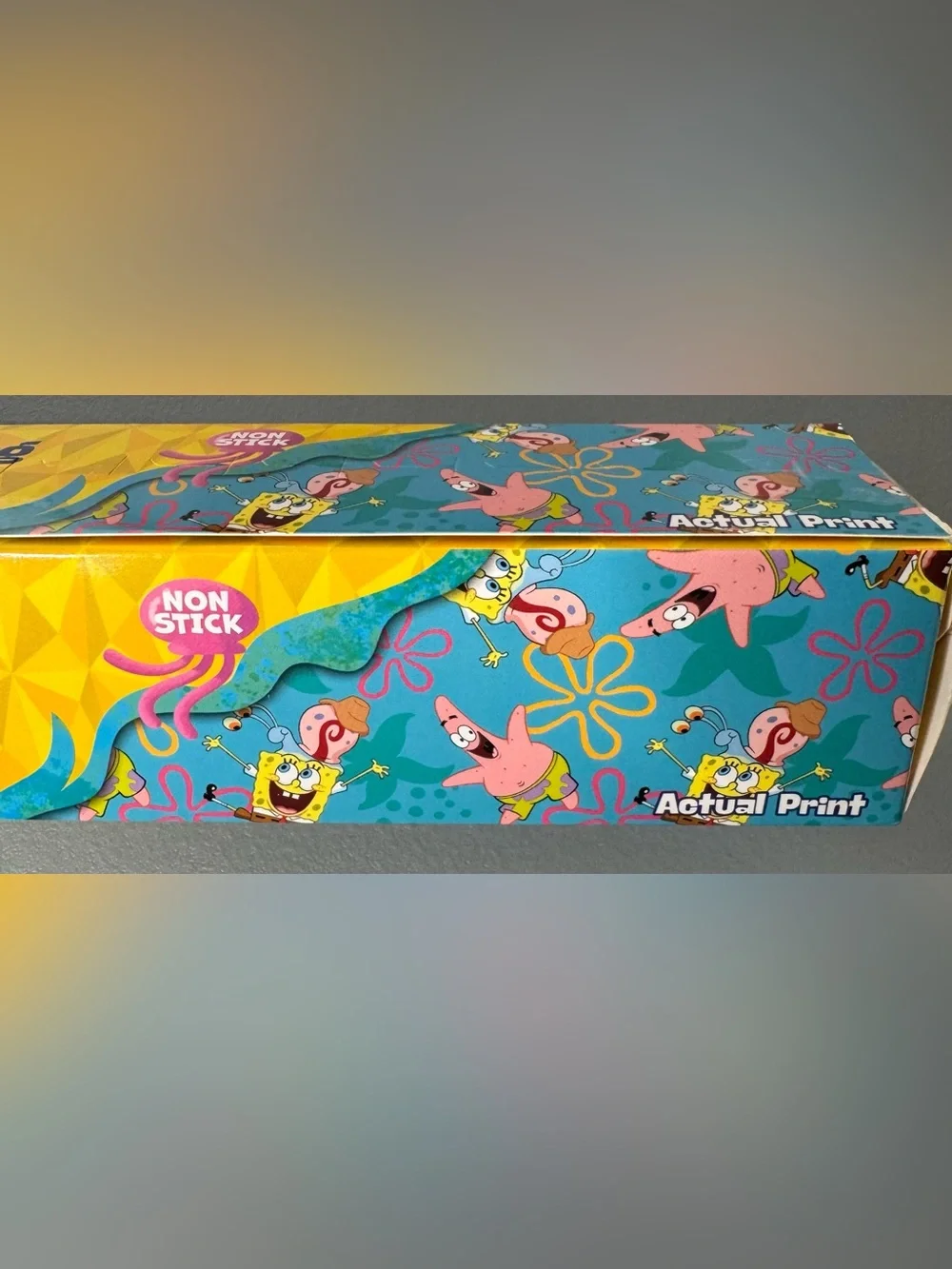 SpongeBob SquarePants Yellow & Teal Baking Liner Pack Patrick Gary snail ocean